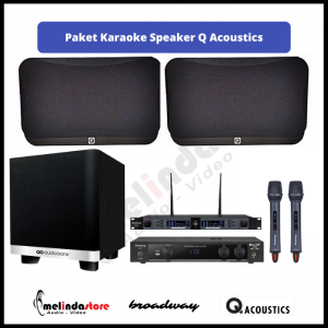 Paket Karaoke Speaker Q Acoustic Q10 | No Touchscreen & Player